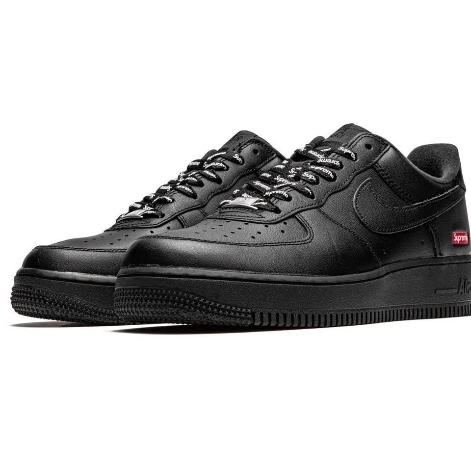 Low Nike Air Force 1 Supreme Black 0711